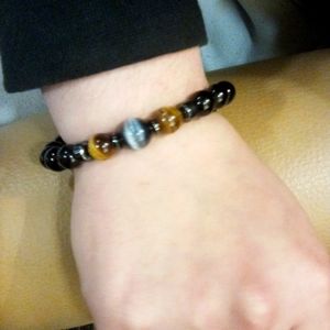 Unisex Protection Bracelets... Jasper and Tigers eyes...
